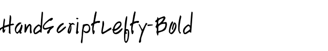 HandScriptLefty Bold.ttf
