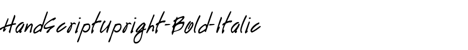 HandScriptUpright Bold Italic.ttf