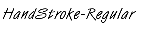 HandStroke Regular.ttf