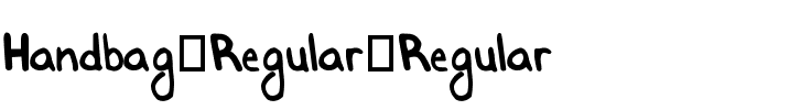 Handbag Regular Regular.ttf