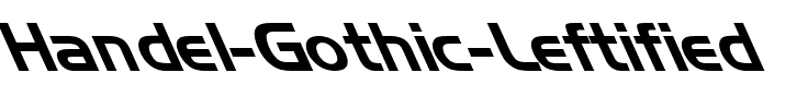 Handel Gothic Leftified Regular.ttf