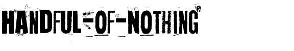 Handful of Nothing Normal.ttf