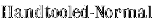 Handtooled  Normal.ttf