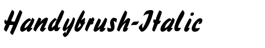 Handybrush Italic.ttf