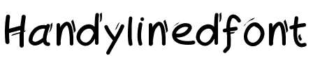 Handylinedfont Medium.ttf