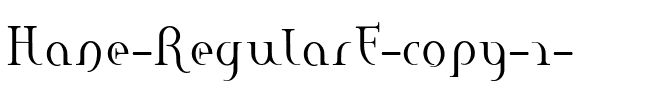 Hane RegularE.ttf