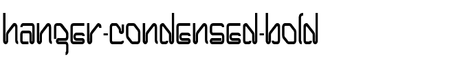 Hanger Condensed Bold.ttf