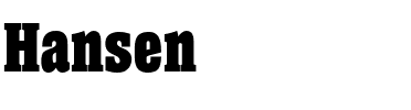 Hansen Regular.ttf