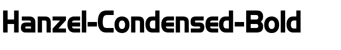 Hanzel Condensed Bold.ttf