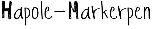 Hapole Markerpen Hapole Markerpen.ttf