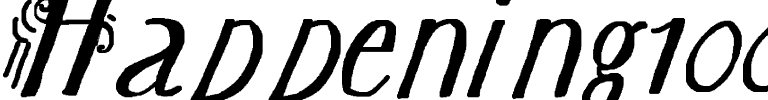 Happening100515223705854 Happening100515223705854.ttf