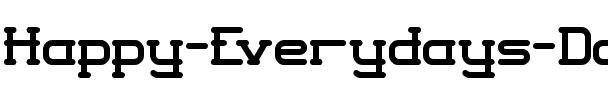 Happy Everydays Day Normal.ttf