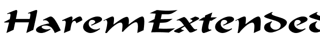HaremExtended Italic.ttf