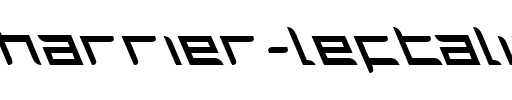 Harrier Leftalic Leftalic.ttf