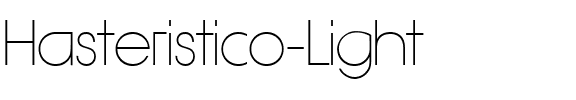 Hasteristico Light.ttf