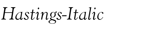 Hastings Italic.ttf