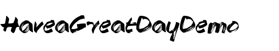 Have a Great Day Demo Regular.ttf