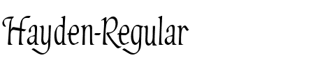 Hayden Regular.ttf