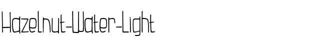 Hazelnut Water Light.ttf