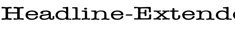 Headline Extended Normal.ttf