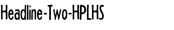 Headline Two HPLHS.ttf
