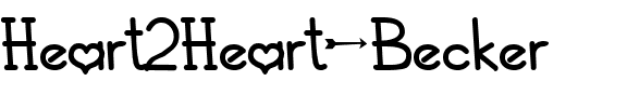 Heart2Heart Becker Normal.ttf