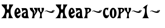 Heavy Heap Regular.ttf