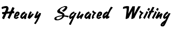 Heavy Squared Writing Regular.ttf