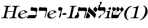 Hebrew Italic.ttf