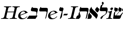 Hebrew-Italic Regular.ttf
