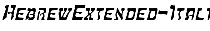HebrewExtended Italic.ttf