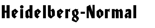 Heidelberg-Normal Regular.ttf