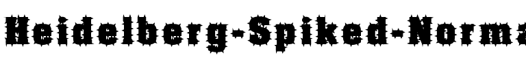 Heidelberg-Spiked Normal.ttf