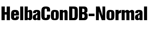 HelbaConDB Normal.ttf
