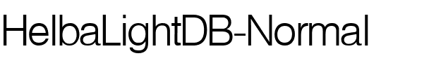 HelbaLightDB Normal.ttf