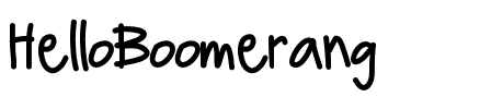 HelloBoomerang Medium.ttf