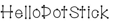 HelloDotStick Medium.ttf