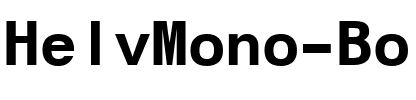 HelvMono Bold.ttf
