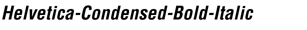 Helvetica Condensed Bold Italic.ttf