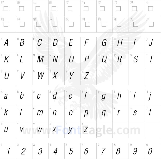 Helvetica-CondensedLight-Oblique