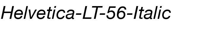 HelveticaNeue LT 55 Roman Italic.ttf