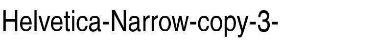 Helvetica-Narrow Regular.ttf