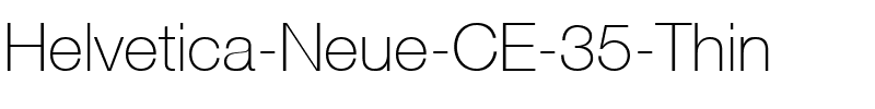 Helvetica CE 35 Thin Regular.ttf