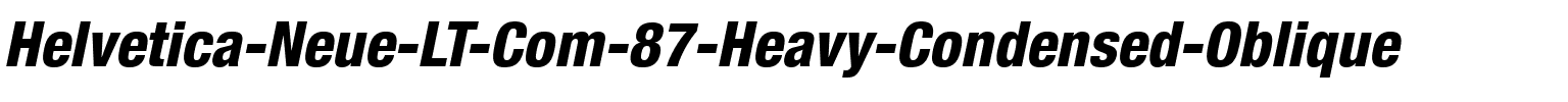 HelveticaNeueLT Com 87 HvCnO Regular.ttf