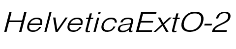 HelveticaExtO 2 Regular.ttf