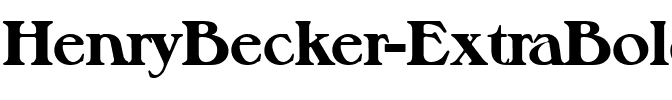 HenryBecker-ExtraBold Regular.ttf