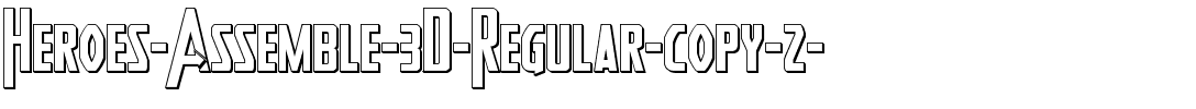 Heroes Assemble 3D Regular.ttf