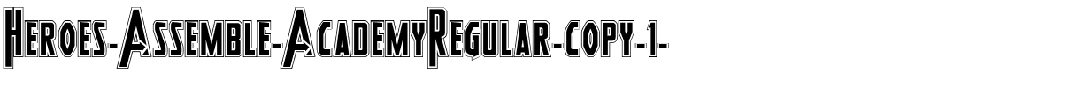 Heroes Assemble Academy Regular.ttf