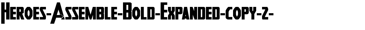 Heroes Assemble Bold Expanded Bold.ttf