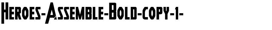 Heroes Assemble Bold Bold.ttf